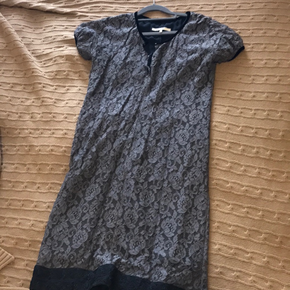 Mint by Jodi Arnold grey lace dress